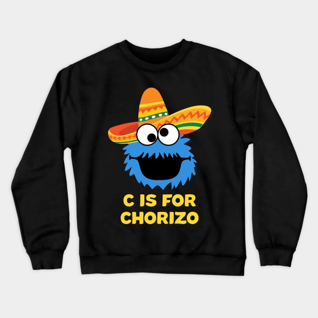 Funny Mexican Monster Crewneck Sweatshirt by sqwear
